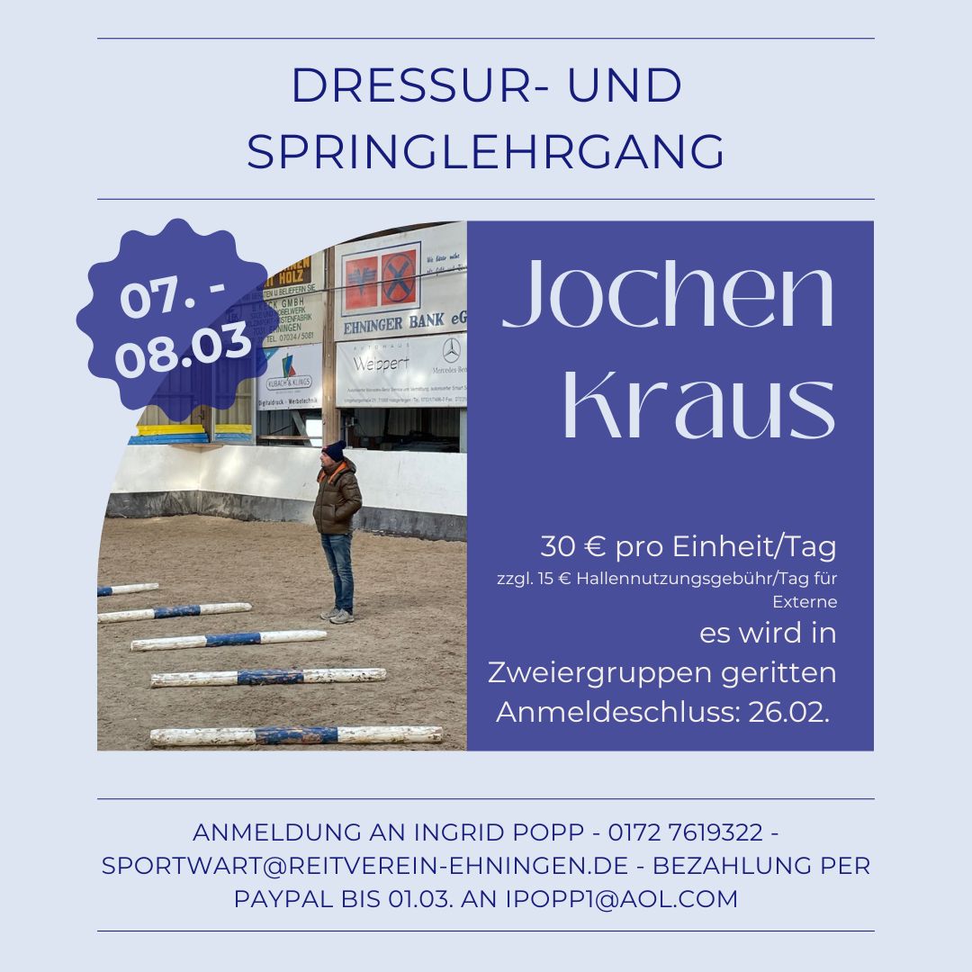 Lehrgang Jochen Kraus 2